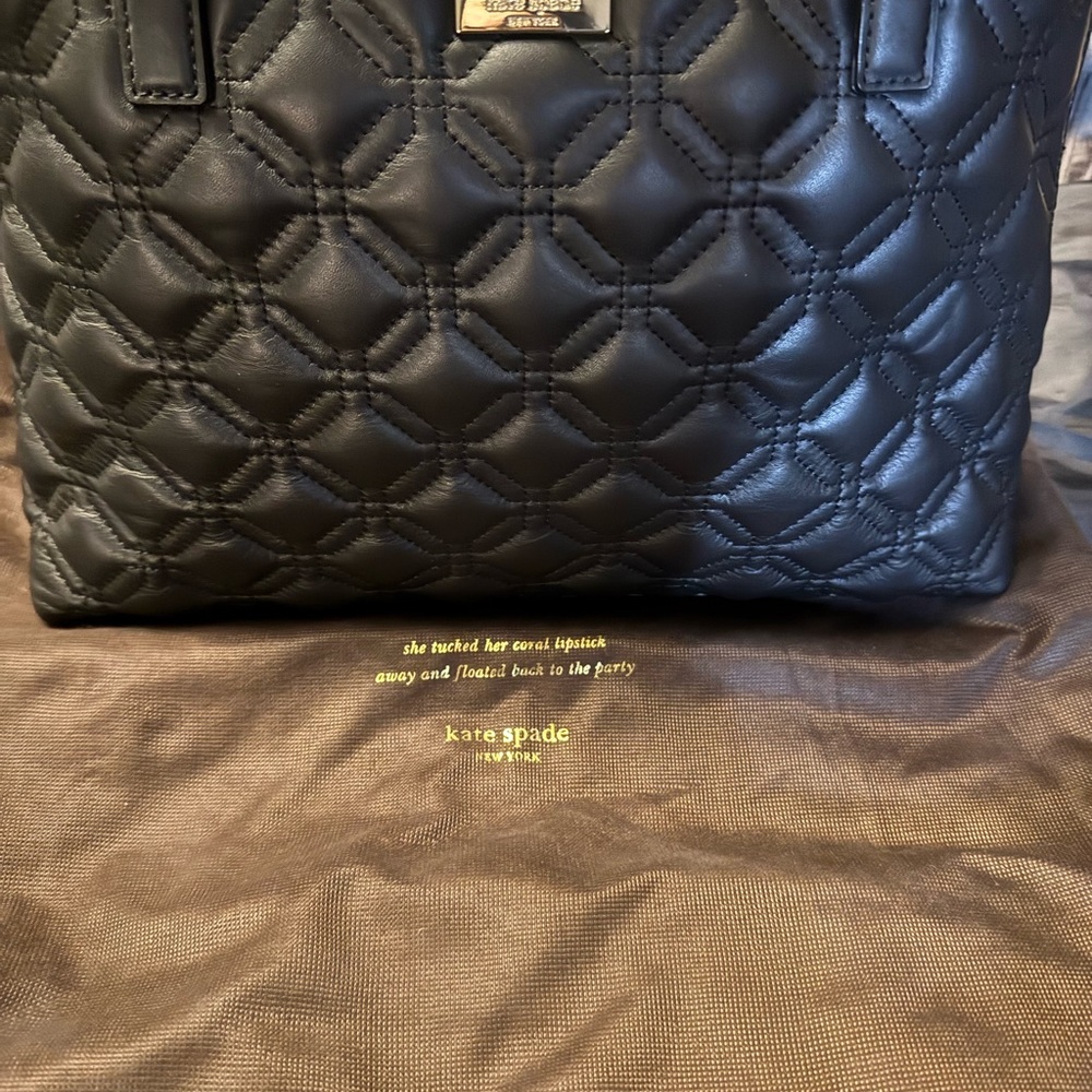 Kate Spade Black Quilted Women's Bag (astor court black)